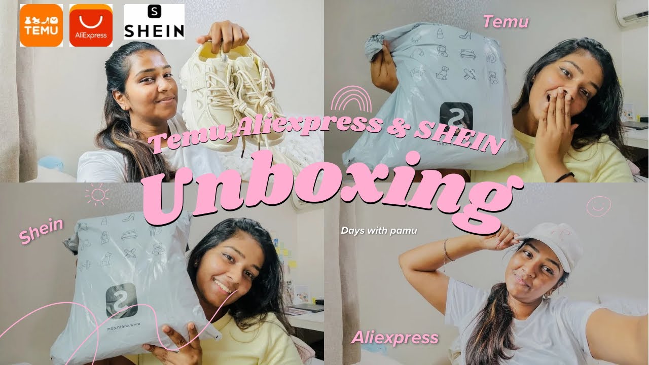 ලොකුම ලොකු unboxing එක 📦 | temu , Aliexpress & Shein haul 💥 #unboxing #temu