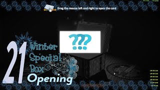 WHAT A LUCK!!! Opening 21 Winter Special Box 2018 | Black Squad Steam