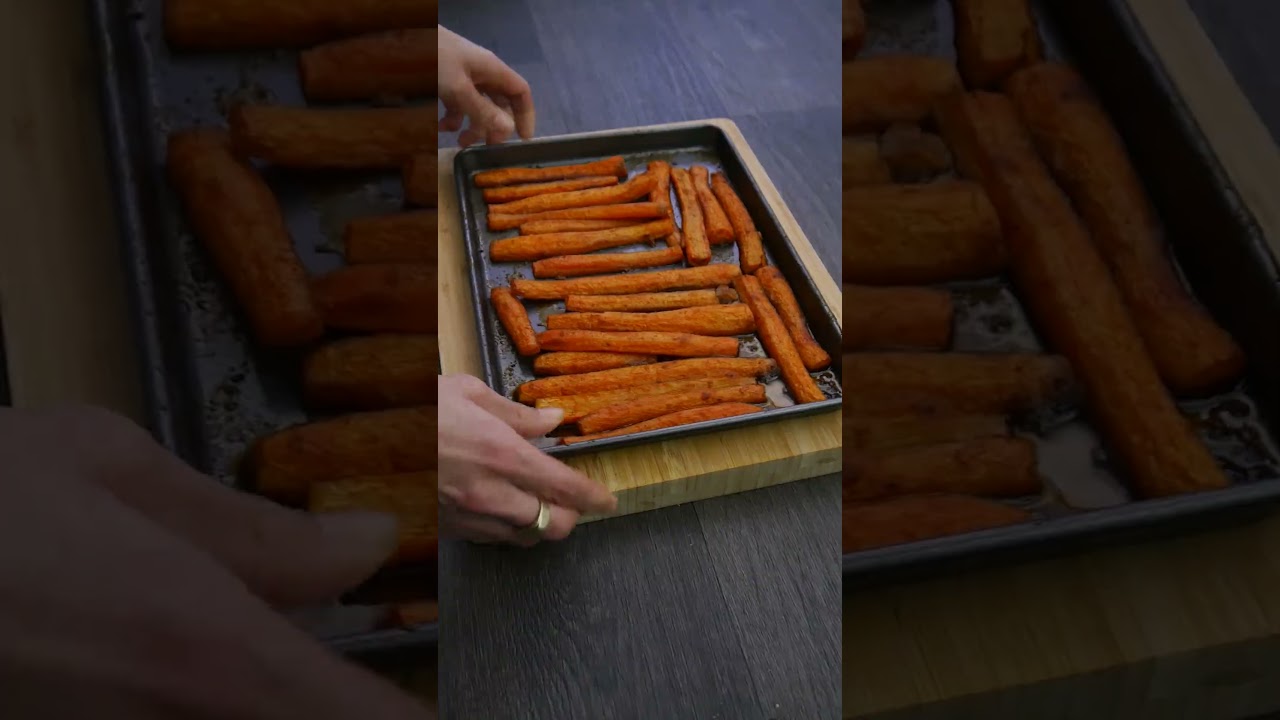 The ONLY Way to Eat Carrots! Elevated Carrots: Honey, Harissa and lime yogurt.