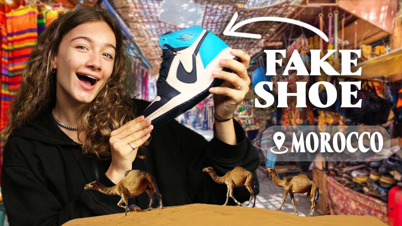 Buying Fake Shoes In Morocco! (vlog)