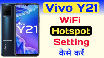 How to Vivo Y21 Wi Fi Hotspot setting ll Hotspot security setting कैसे करें