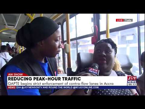 Reducing Peak Hour Traffic: GAPTE begins strict enforcement of contra-flow lanes in Accra
