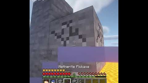 Build a Nether Portal With Lava Pool (Speed run Tip) | Dream Portal #minecraft #netherportal #shorts