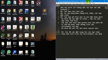 Bài 1: Cài đặt python 2.7
