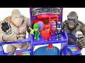 PJ Masks! Defeat the gorilla that has transformed into a huge King Kong! | DuDuPopTOY