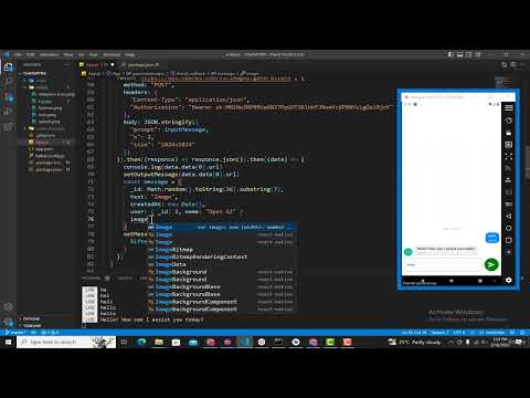 15.Generating Displaying Images using DALLE 2 in React Native