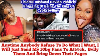 DAVIDO PUBLICLY BR@GS OF USEING HIS 30BG FANS TO ATT@CK AND BVLLY PEOPLE WHO ANNØY£D HIM