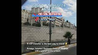 FAST VIP TRANSFER ANTALYA TÜRKİYE #antalya #luxury #travel #gezi #hotels #tatil #viptransfer #vipcar