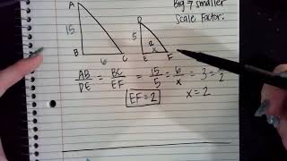 Solving Similar Figures using proportions