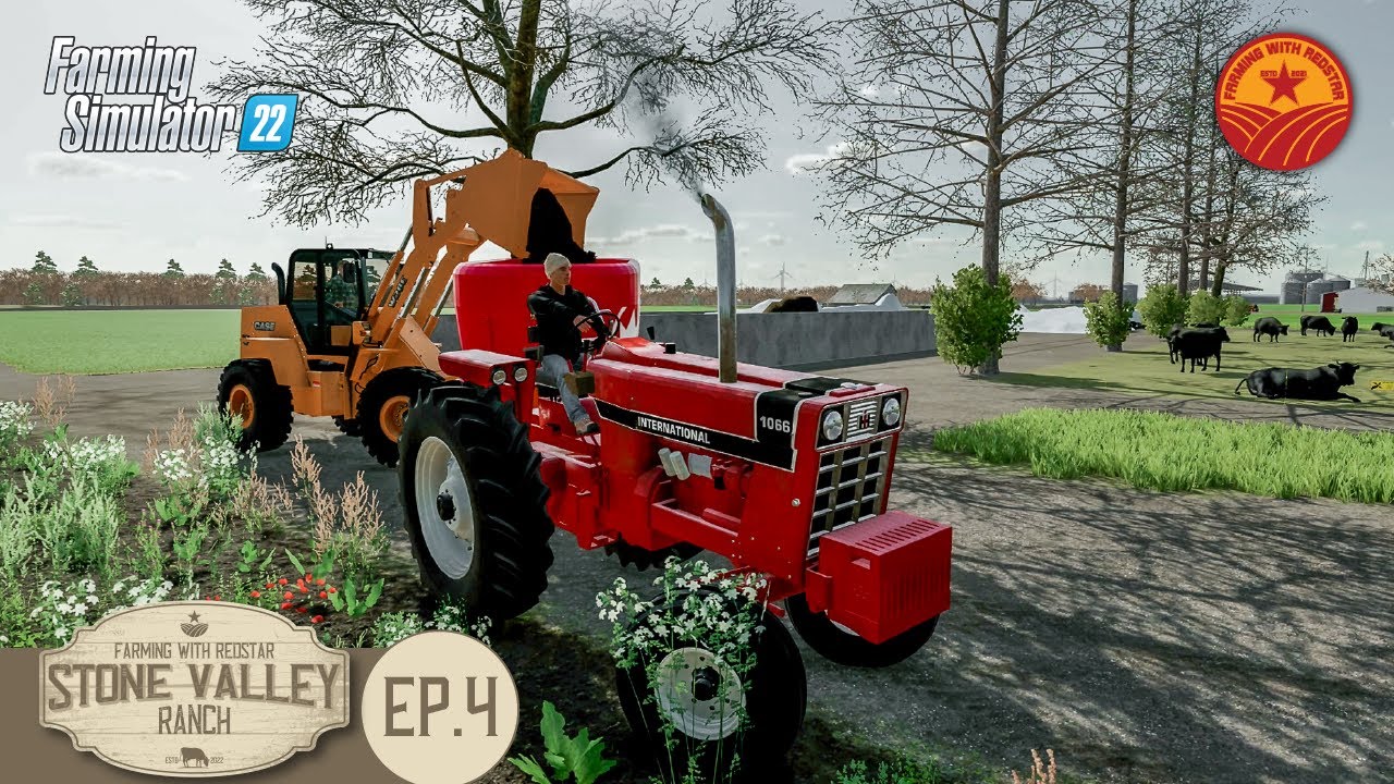 Case IH Plowing & Feeding Cows FS22 Stone Valley Multiplayer Ep. 4
