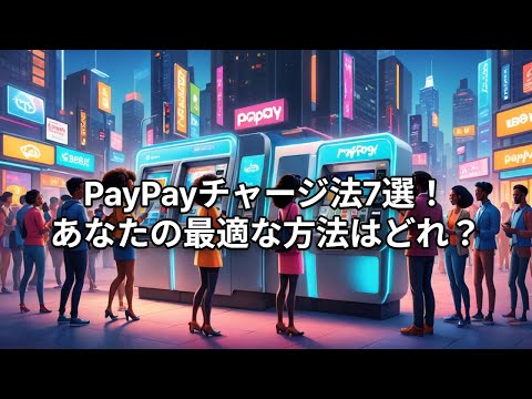 【2025年最新】PayPayのチャージ方法7選｜銀行・ATM・クレカ・あと払いも完全解説！