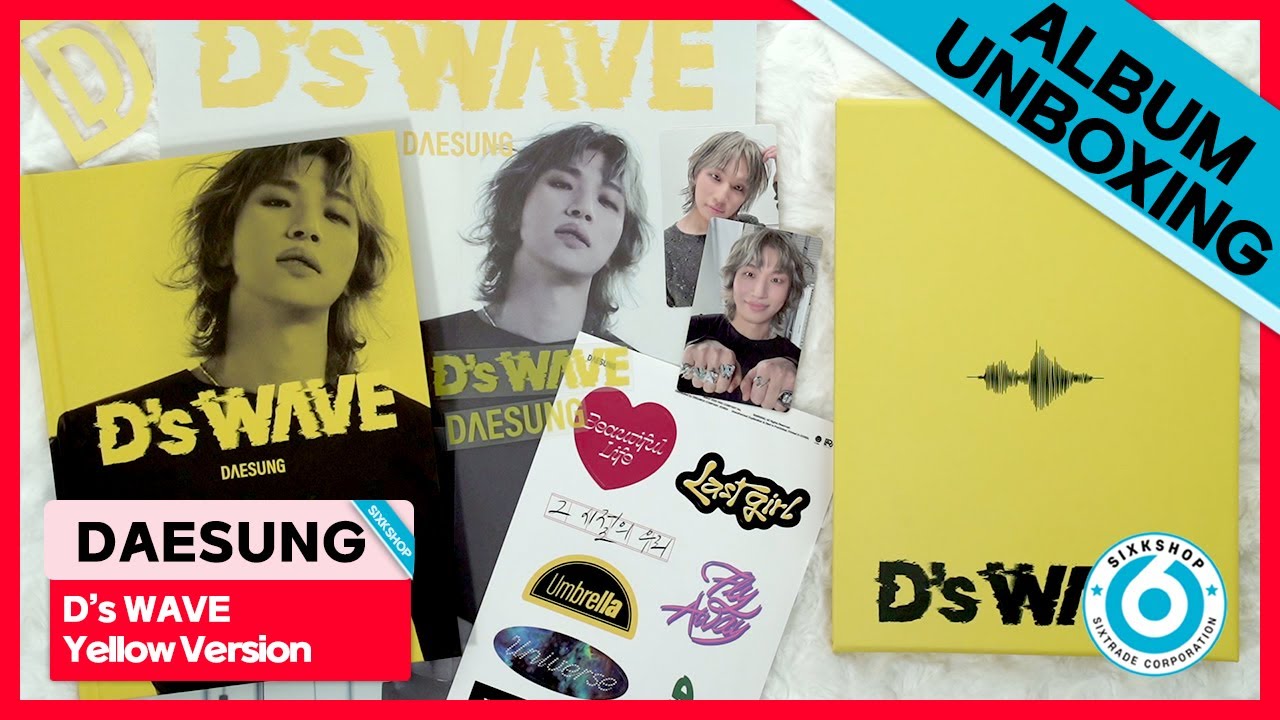 [UNBOXING] DAESUNG 1st Mini Album D's WAVE (Yellow Ver.)