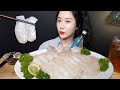 숙성광어회 소주 먹방 [Raw Halibut] ヒラメ Real Sound MUKBANG | ASMR | EATING SOUND