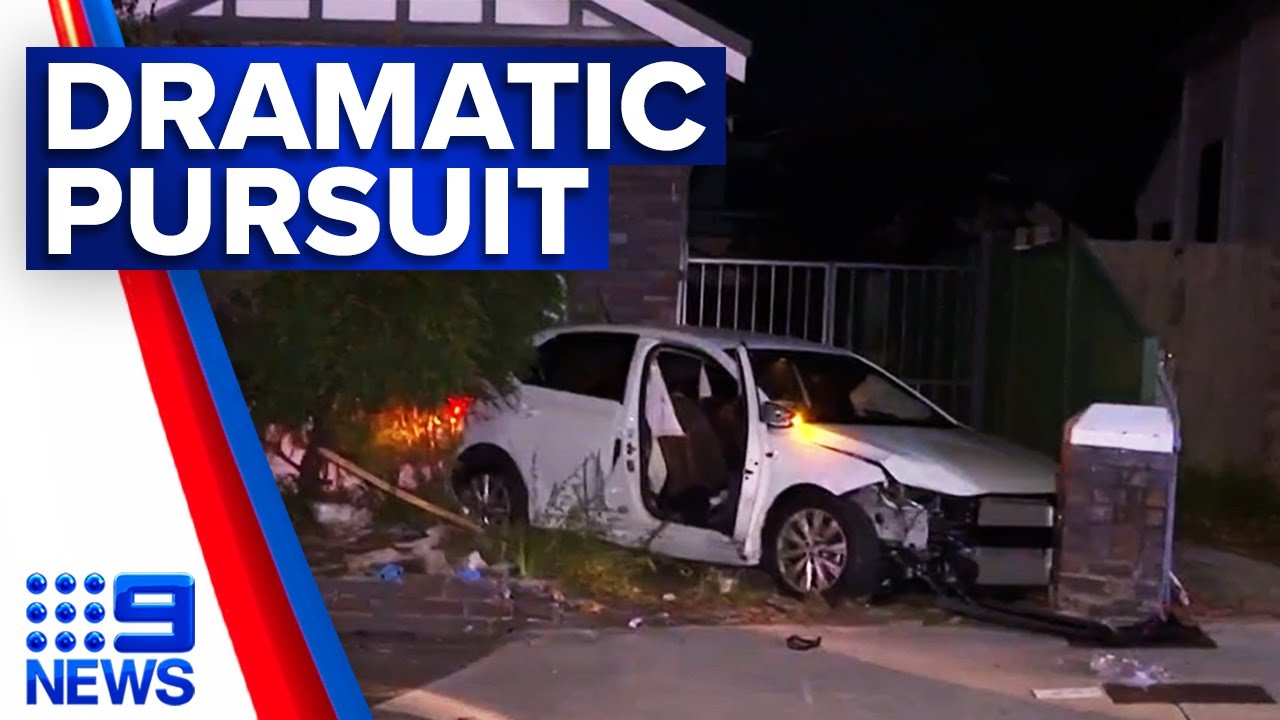 Police pursuit ends after alleged drunk driver smashes into home | 9 ...