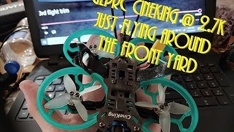 GepRC CineKing Caddx Tarsier 4K FPV Camera / HD  shot in 2.7k