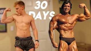 Training Like Arnold Schwarzenegger For 30 Days