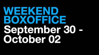 Weekend Box Office Numbers - September 09/30-10/02 2011