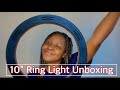 UNBOXING 10 INCH RING LIGHT - SETTING UP + REVIEW