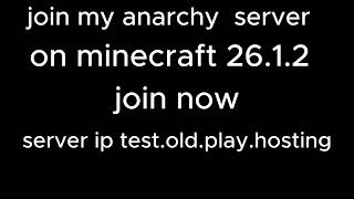 test.old.play.hosting no rules minecraft server
