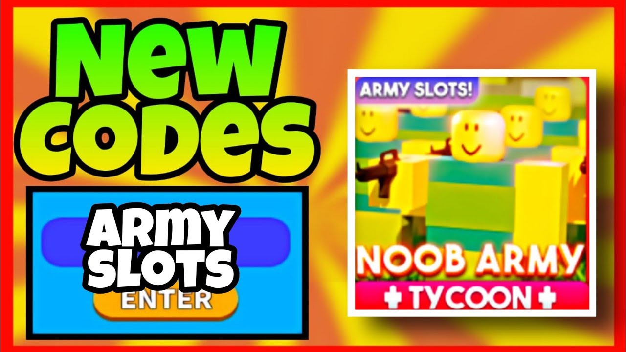 UPDATED* All Roblox Noob Army Tycoon Codes (February 2022)