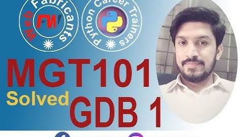 MGT101 GDB 1 Fall 2020 Solution | Financial Accounting | Hussain Sajid