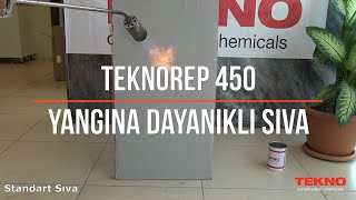 Teknorep 450 Yangına Dayanıklı Sıva Test