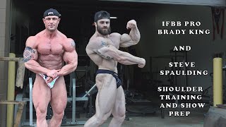 IFBB Pro Brady King And Steve Spaulding Train Shoulders Heading Into Shows