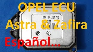 Como reparar ECU de Opel Astra y Zafira / ECU GM Siemens Vauxhall 5wk9