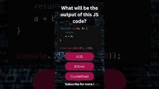 Can You Spot the JavaScript Bug? 🐛👀 #coding #javascriptdevelopment #javascriptquiz #javascriptdev