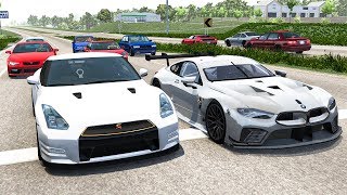 Traffic Crashes #7 - BeamNG DRIVE | SmashChan