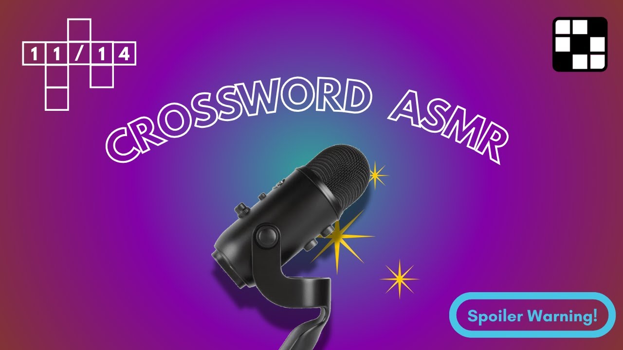 ASMR | NYT Crossword and Bare Mic Scratching (Friday, 11/14/2025)