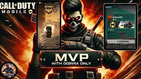 I GOT MVP IN CODM ONLY BY USING DOBVRA PISTOL(no Akimbo)!!!!