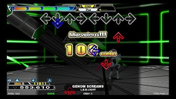 GENOM SCREAMS / L.E.D.LIGHT [DOUBLE BASIC (BDP)] : DanceDanceRevolution A (DDR A)