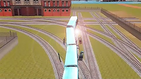 Ultimate Train Driving Simulator 2020 - Career Mode - Level 5 Fail Crash Because Cannot Turn Bug