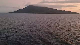 Cinematic View Of Southern Leyte Philippines From Port Of Cokaliong Boat Bound For Surigao Kuan