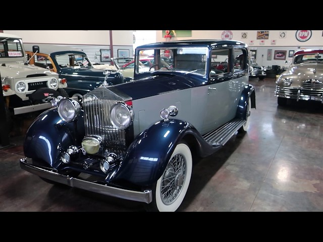 1934 Rolls Royce 20/25 Park Ward at Sun Valley Auto Club - YouTube