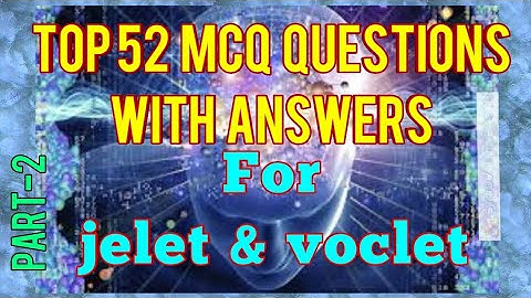 Top 52 computer McQ  question with answer important for jelet and voclet