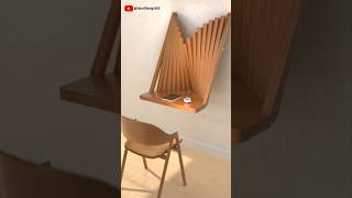 Famous Wall mounted folding desk design #furnituredesign#furniture Net Worth