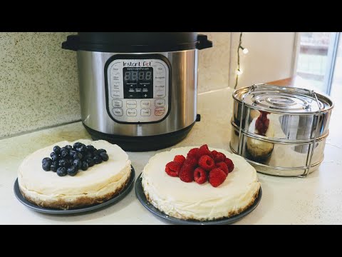 instant-pot-insert-pans-||-double-cheesecakes!