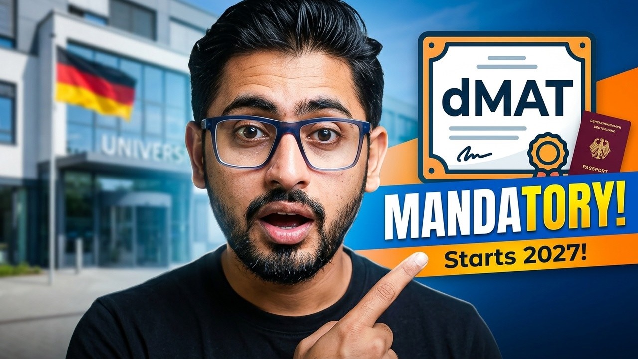 Applying to Masters in Germany | dMAT Requirements Explained for Indian Students