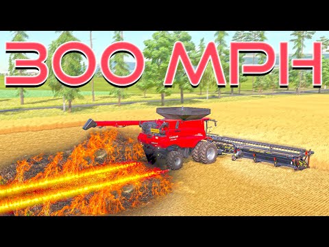 Farming Simulator but the Tractors Go 300 MPH