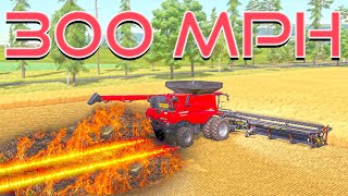Farming Simulator but the Tractors Go 300 MPH