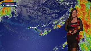 FIRST ALERT WEATHER: The atmosphere is stabilizing but a few lingering showers plus monster swell