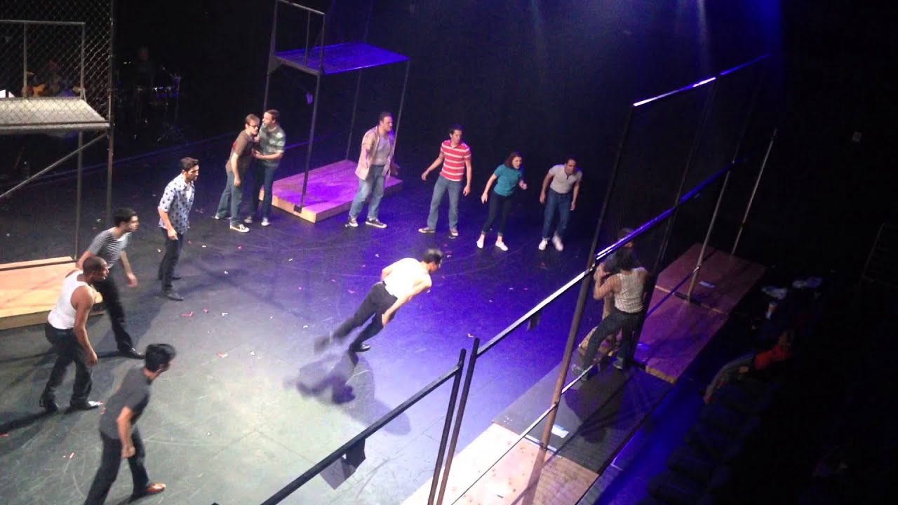 THE RUMBLE WEST SIDE STORY RIVERSIDE REPERTORY THEATRE (tech rehearsal 3) YouTube