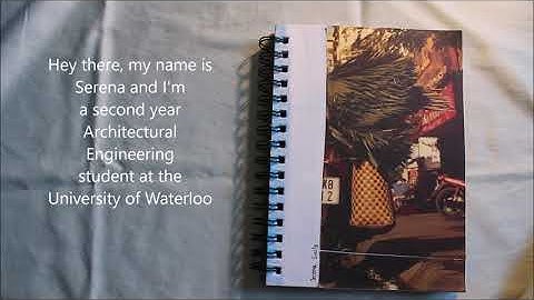 Architectural Engineering Sketchbook Flip Through