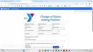 How to submit a Change of Status form
