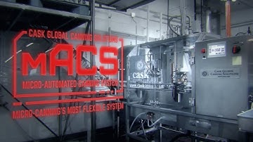 Micro-Automated Canning System (mACS) - Cask Global Canning Solutions