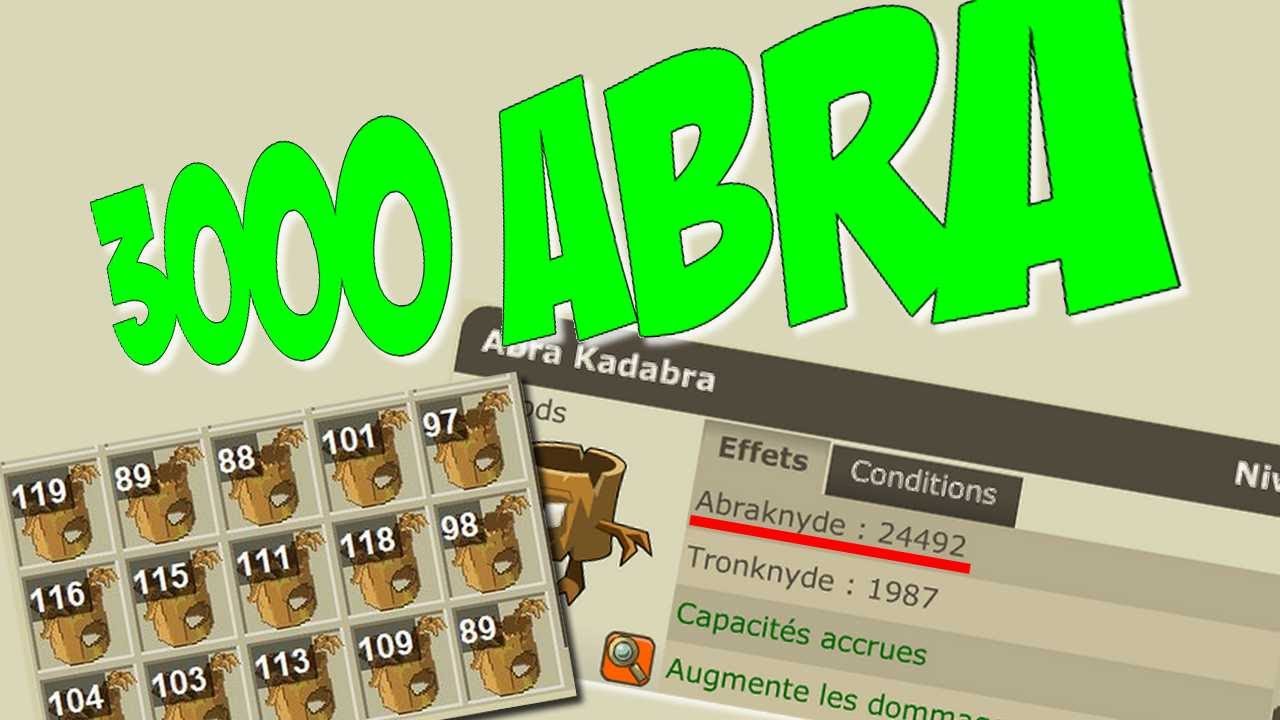 [Dofus] - FARM 3000 CAPTURES ABRA - BILAN 🤩
