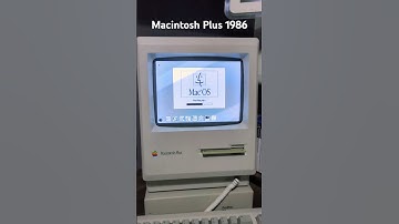 Restored Macintosh Plus 1986 #retro #marchintosh