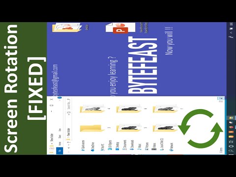 Rotate laptop screen windows: How to fix Screen Orientation laptop, sideways (Landscape/Portrait) hqdefault